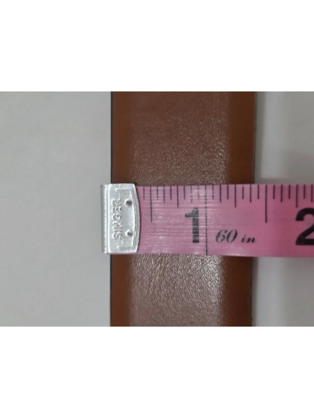 Joseph Abboud Mens Sz 32 Genuine Leather Belt Handcrafted In Italy Brown Classic